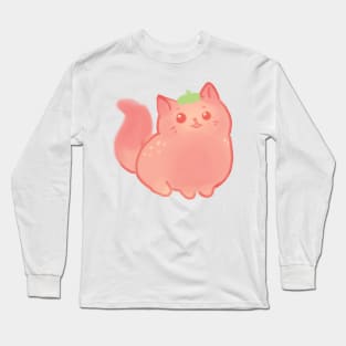 strawberry arson cat (no text) Long Sleeve T-Shirt